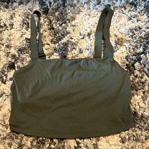 army green tank top